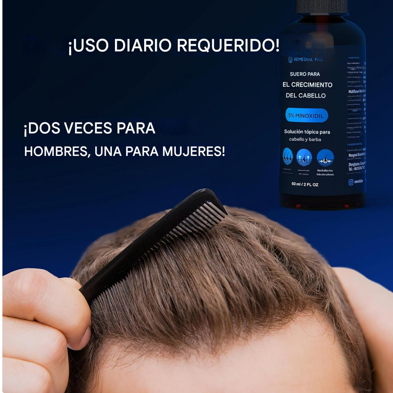 MINOXIDIL CON BIOTINA