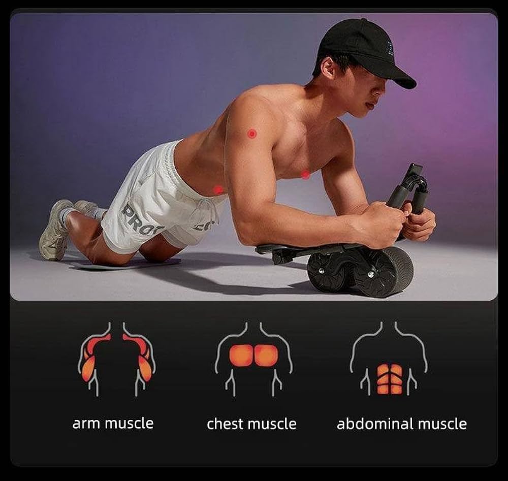RUEDA ABDOMINAL DE REBOTE AUTOMATICO