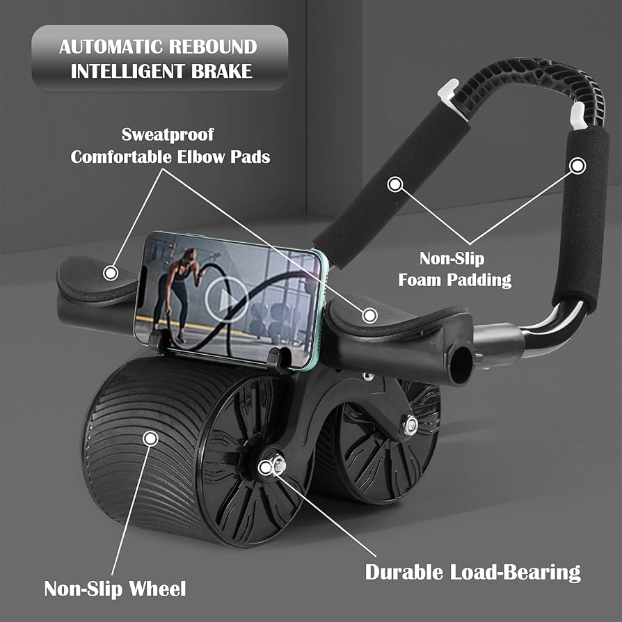 RUEDA ABDOMINAL DE REBOTE AUTOMATICO