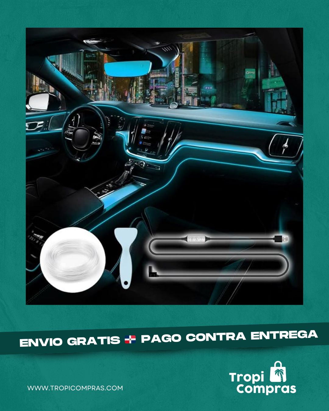 CINTAS LED PARA CARRO 3M