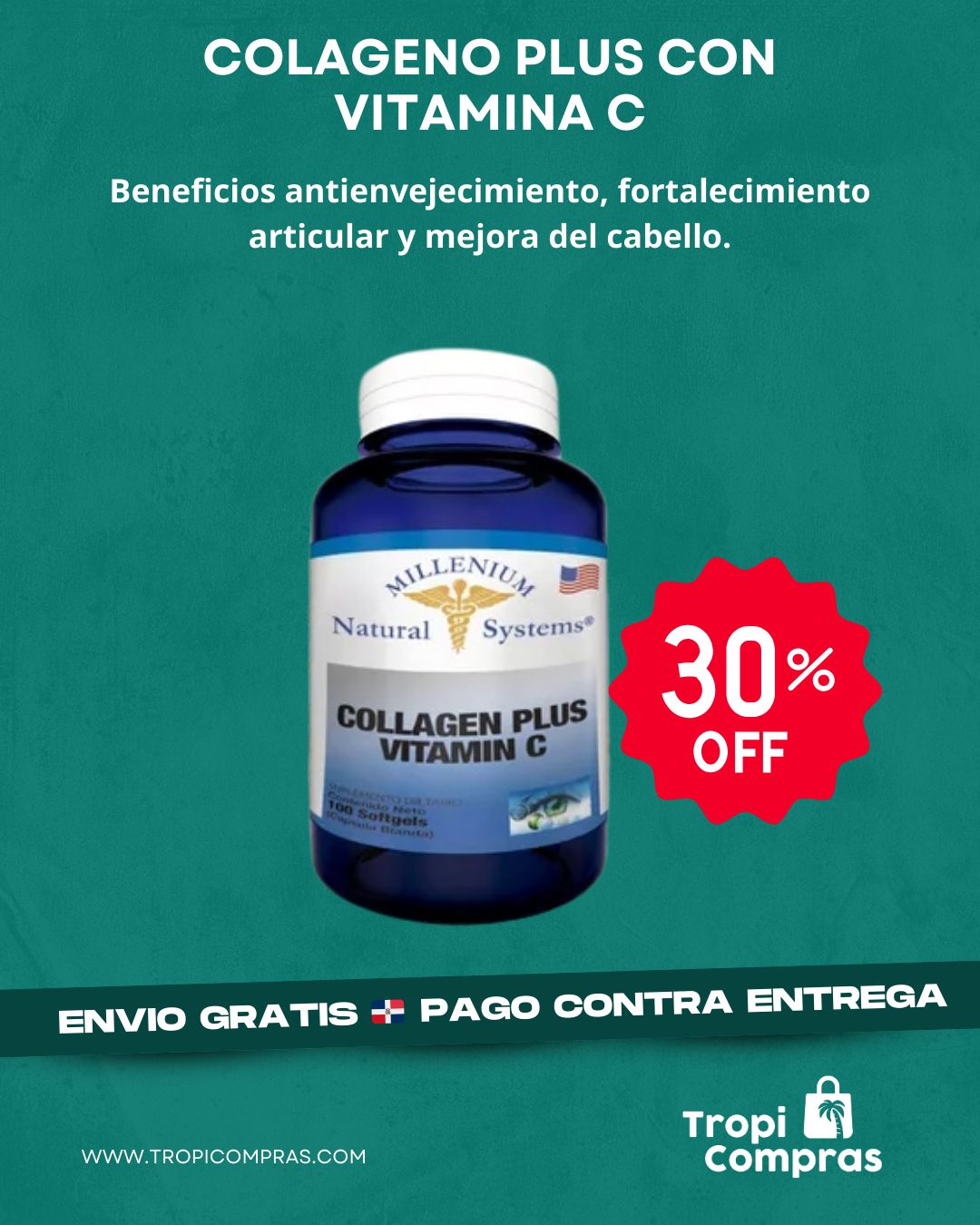 COLAGENO + VITAMINA C EN CAPSULA