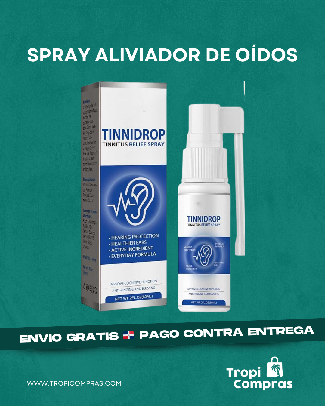 SPRAY ALIVIADOR DE OIDOS