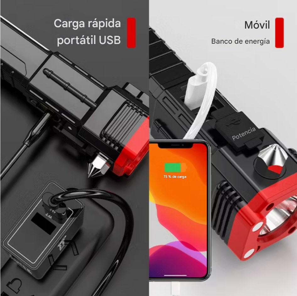 LINTERNA MULTIFUNCIONAL 7 EN 1