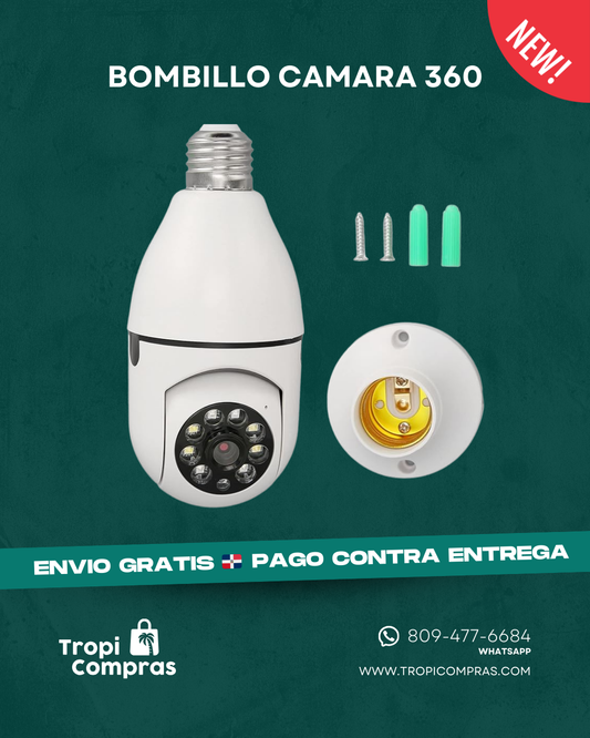 BOMBILLO CAMARA DE SEGURIDAD 360