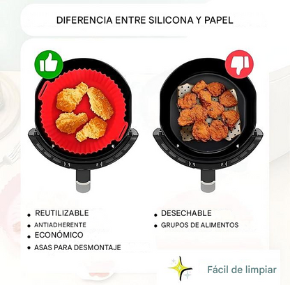COMBO MOLDER AIR FRYER + TAPAS DE SILICONA