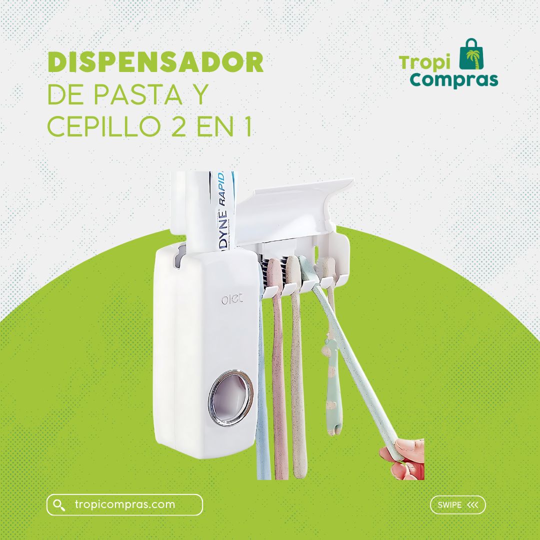 DISPENSADOR DE CEPILLO TOOTHPASTE DISPENSER JX-200