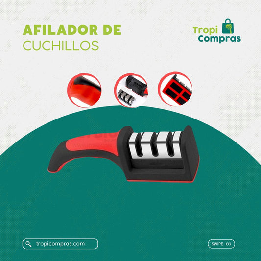 AFILADOR DE CUCHILLO ROJO