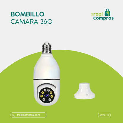 CAMARA DE SEGURIDAD TIPO BOMBILLO