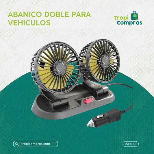 ABANICO DOBLE PARA VEHICULOS