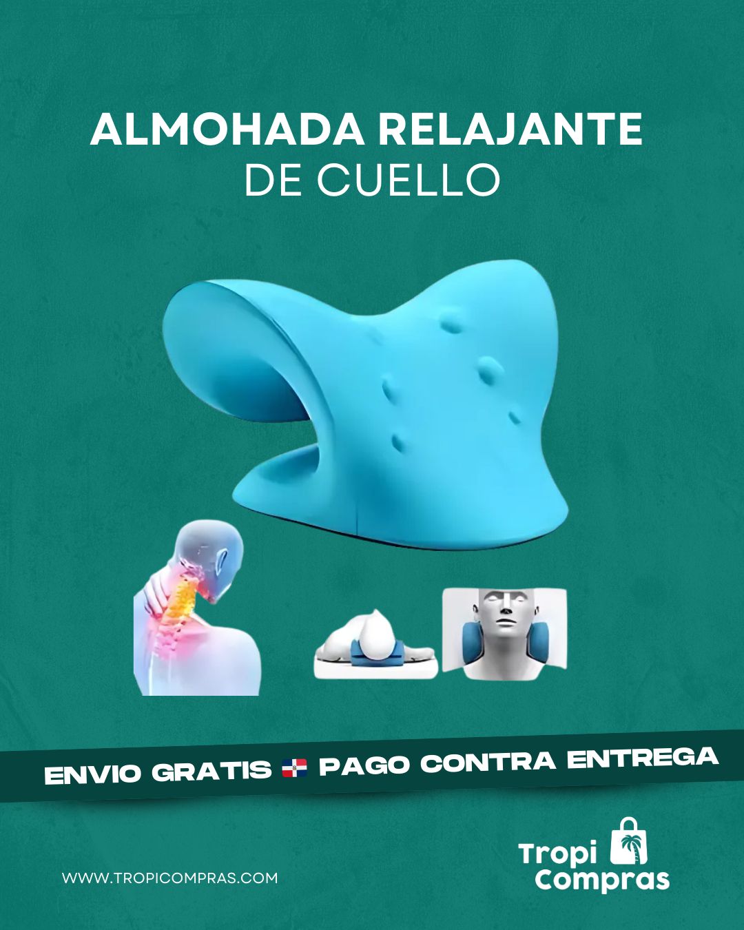 ALMOHADA RELAJANTE DE CUELLO