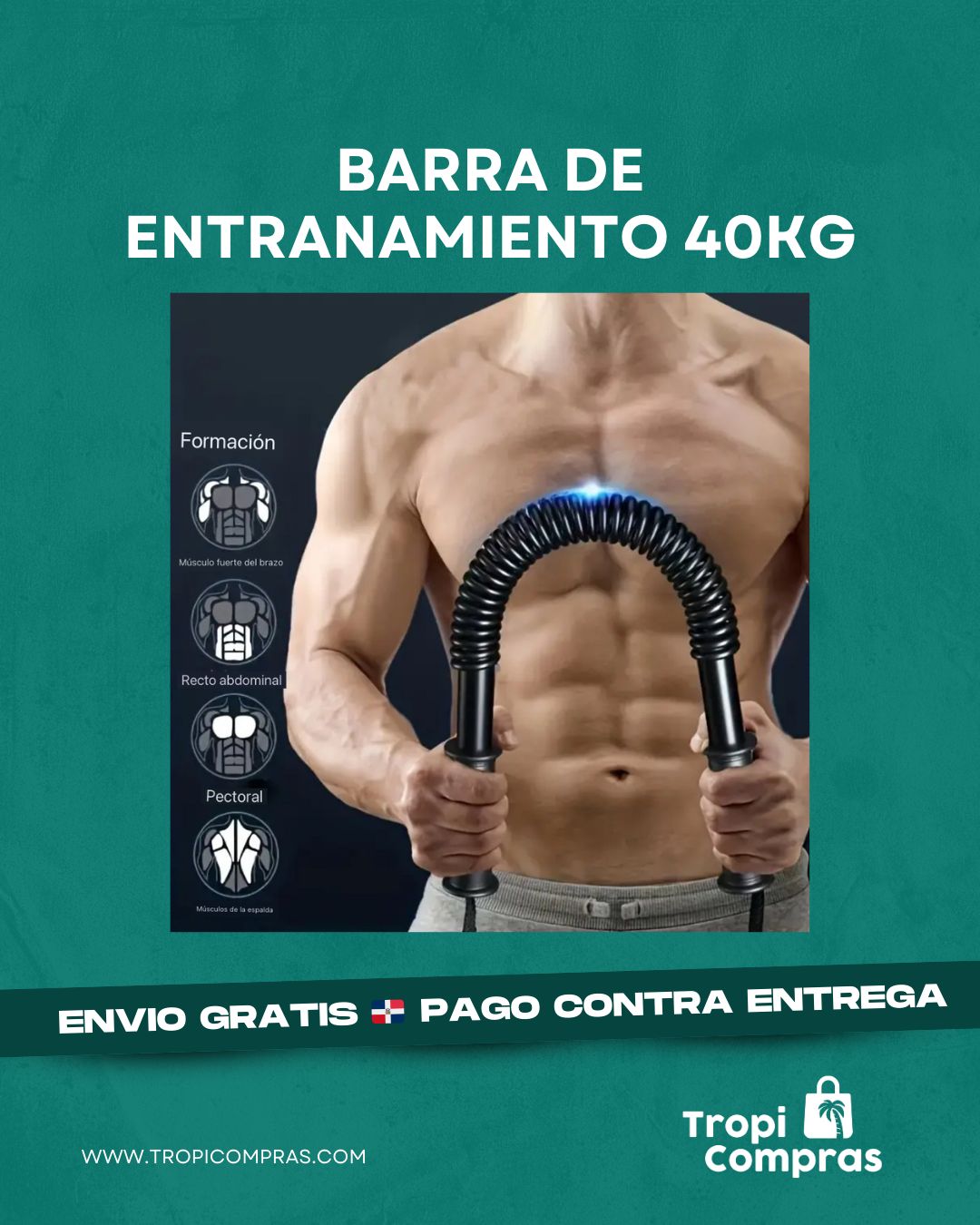 BARRA DE ENTRANAMIENTO 40 KG