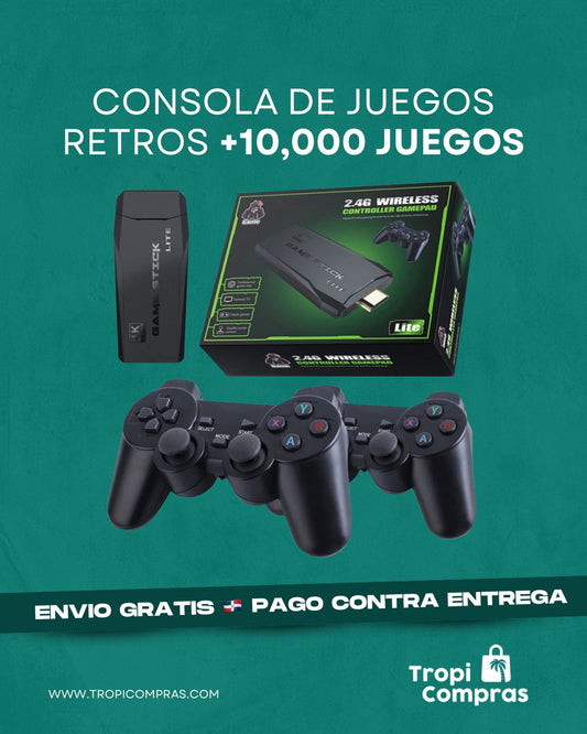 CONSOLA DE JUEGOS RETROS +10,000 JUEGOS