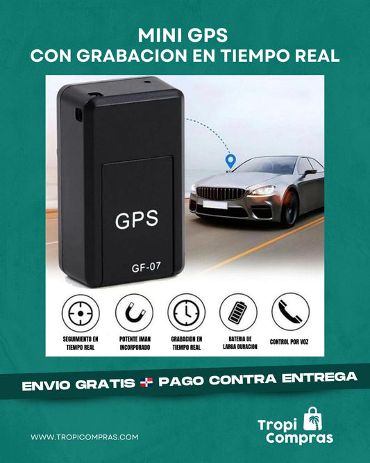 MINI GPS CON GRABACION EN TIEMPO REAL
