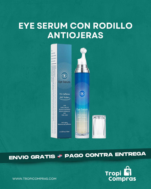 EYE SERUM CON RODILLO ANTIOJERAS
