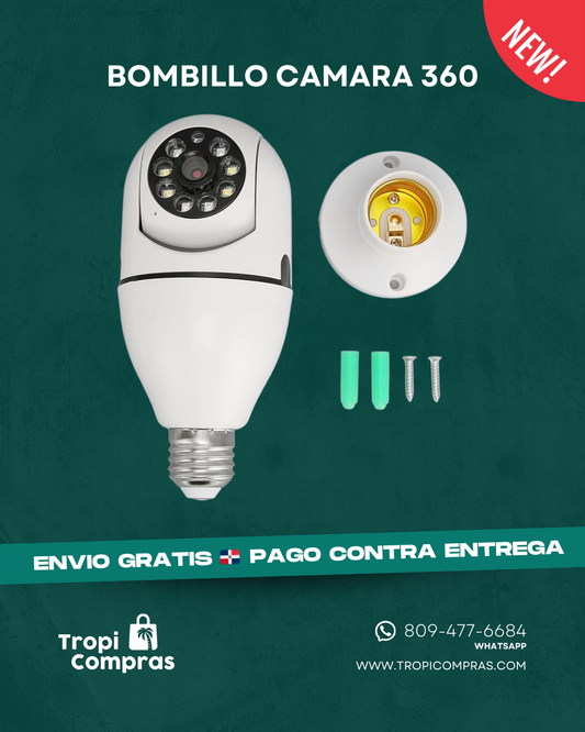 BOMBILLO CAMARA DE SEGURIDAD 360