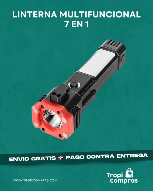LINTERNA MULTIFUNCIONAL 7 EN 1