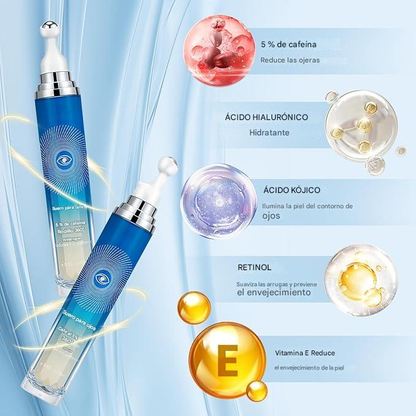 EYE SERUM CON RODILLO ANTIOJERAS