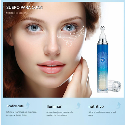 EYE SERUM CON RODILLO ANTIOJERAS